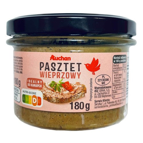 Pasztet wieprzowy Auchan 180 g