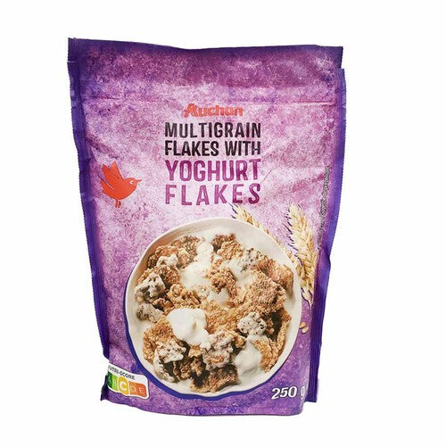 Mieszanka płatków pszenno - ryżowych w polewie cukrowe Auchan 250 g