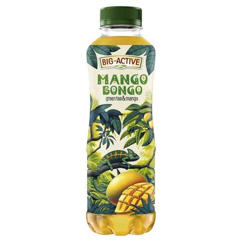 Napój niegazowany herbaciany MANGO BONGO o smaku zielonej herbaty i mango Big Active 500 ml