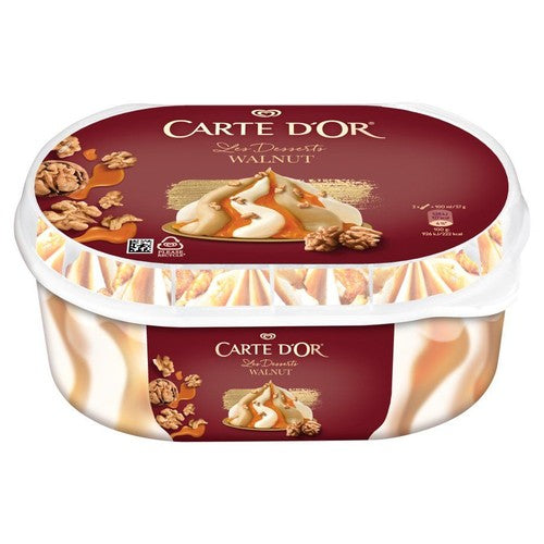 Les Dessetrs lody o smaku orzechowym CARTE D'OR 825 ml