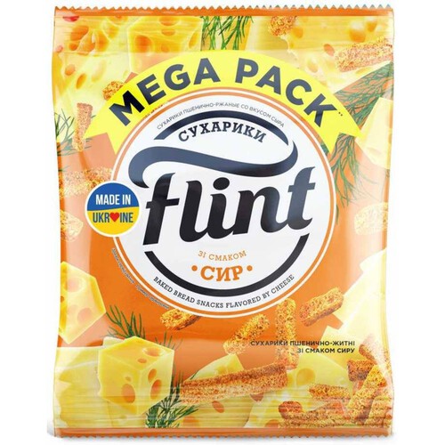 Sucharki o smaku sera Flint 70 g